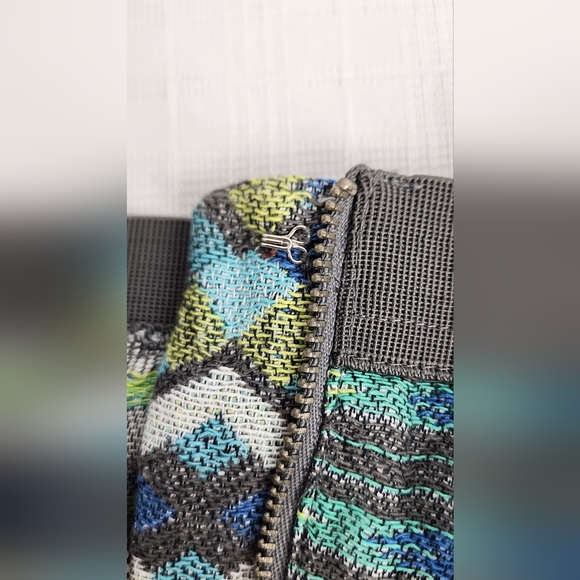 VINTAGE AMERICAN EAGLE OUTFITTERS WOMEN'S MINI SKIRT, SIZE 8, MULTICOLOR - Picture 4 of 10